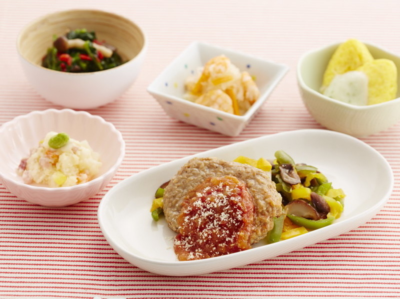 トマト煮込みハンバーグ