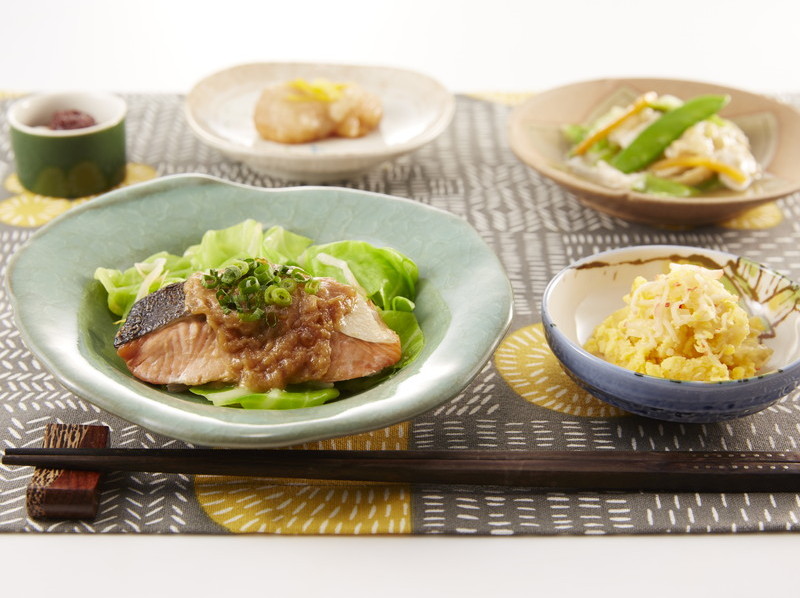 鮭(サケ)のチャンチャン焼き風