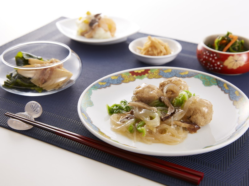 肉団子と白菜の春雨煮