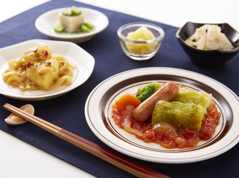 トマトソースのロールキャベツ